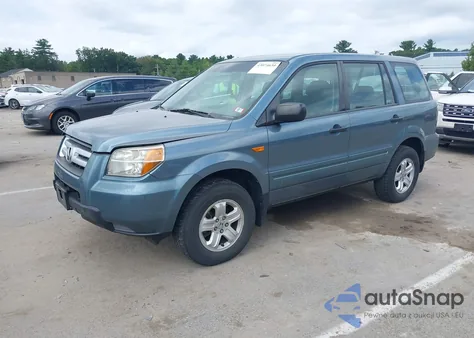 2007 Honda Pilot Lx из США, поврежденный, VIN 2HKYF181X7H518909